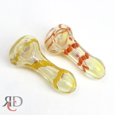 GLASS PIPE HEAVY SPOON MIX GP2060 1CT